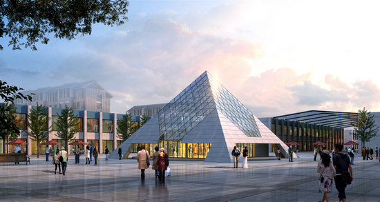 唐山金字塔网架